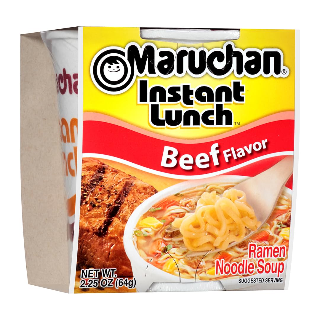 Maruchan Instant Lunch Beef, 2.25 Oz, Pack of 12 - Image 2